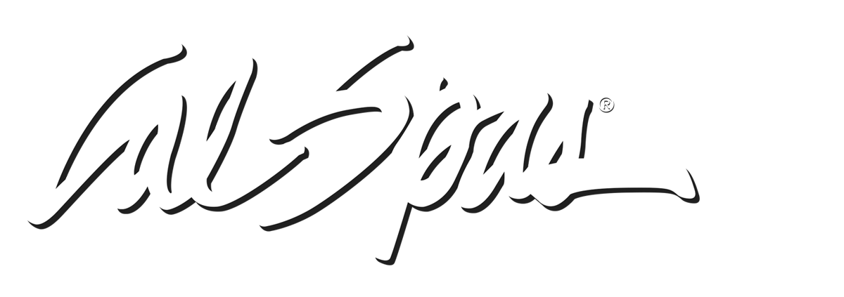 Calspas White logo hot tubs spas for sale Barcelona